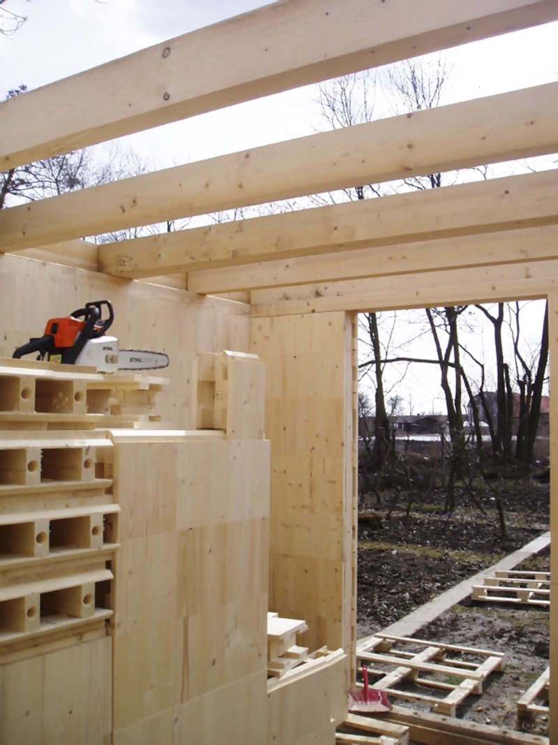 Stavebný systém z dreva