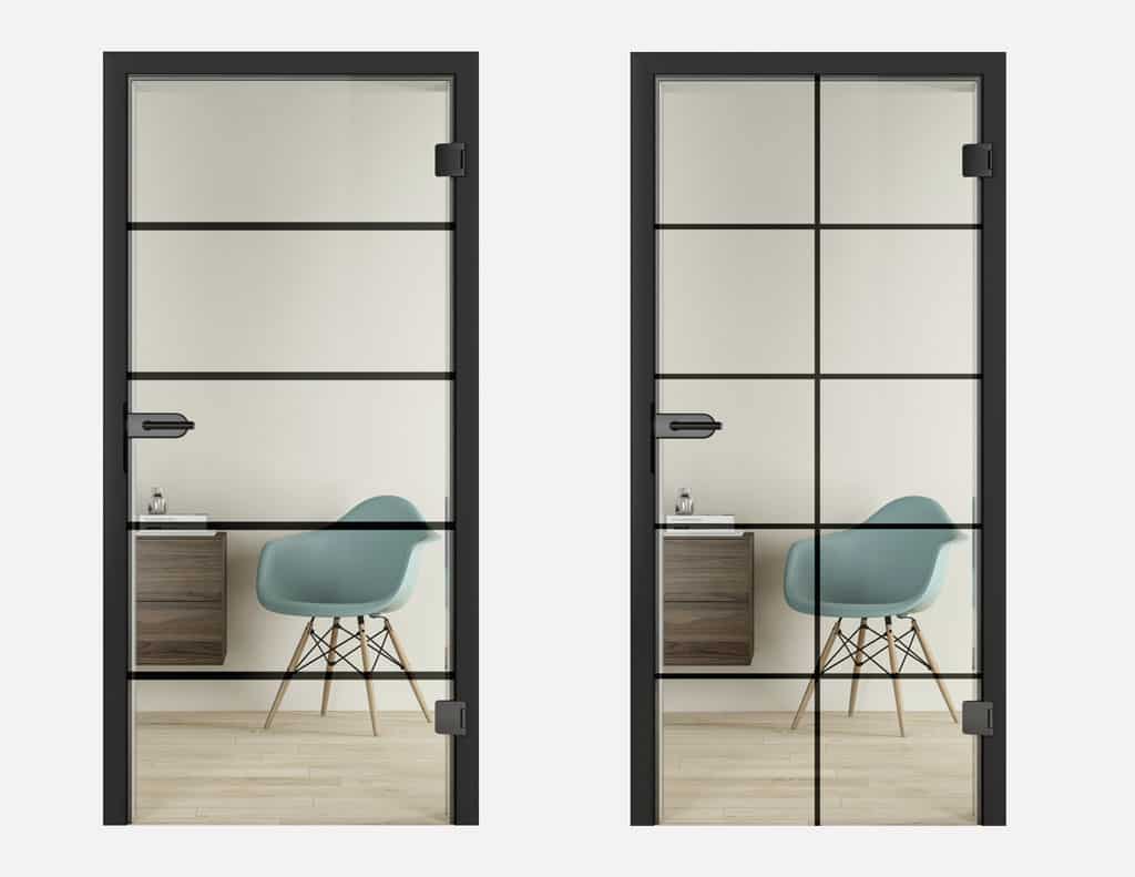 Moderné deliace sklenené steny ako aj exkluzívne Loft dvere z ocele, sklenene interierove dvere