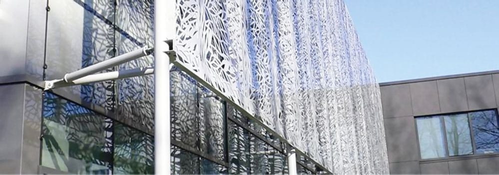 Dierovaný plech, Perfora, exterier