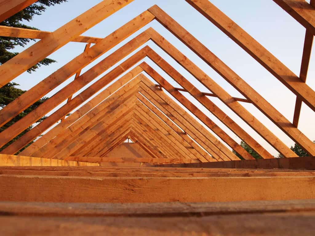 Impregnacia dreva, šikmá strecha