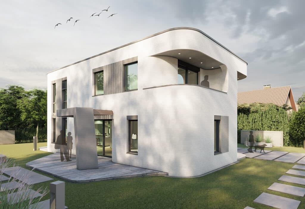 3D tlač domu dom a materiály buducnosti