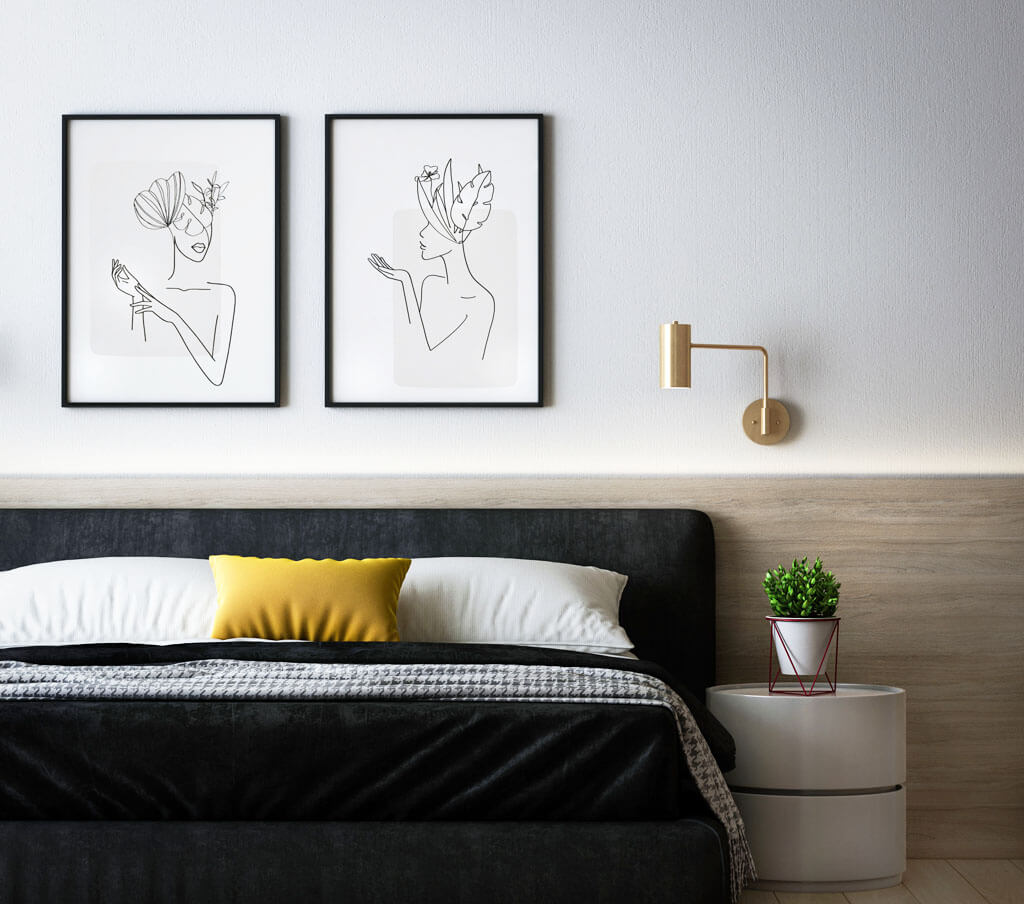 Ozivenie interieru obrazmi