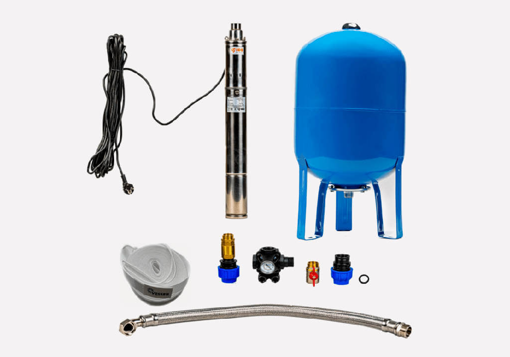 Domáca vodáreň s ponorným čerpadlom 50L