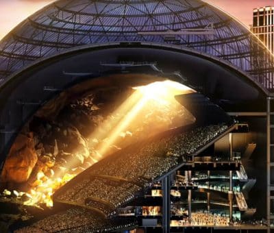 Architektonický skvost MSG Sphere – Las Vegas, Nevada