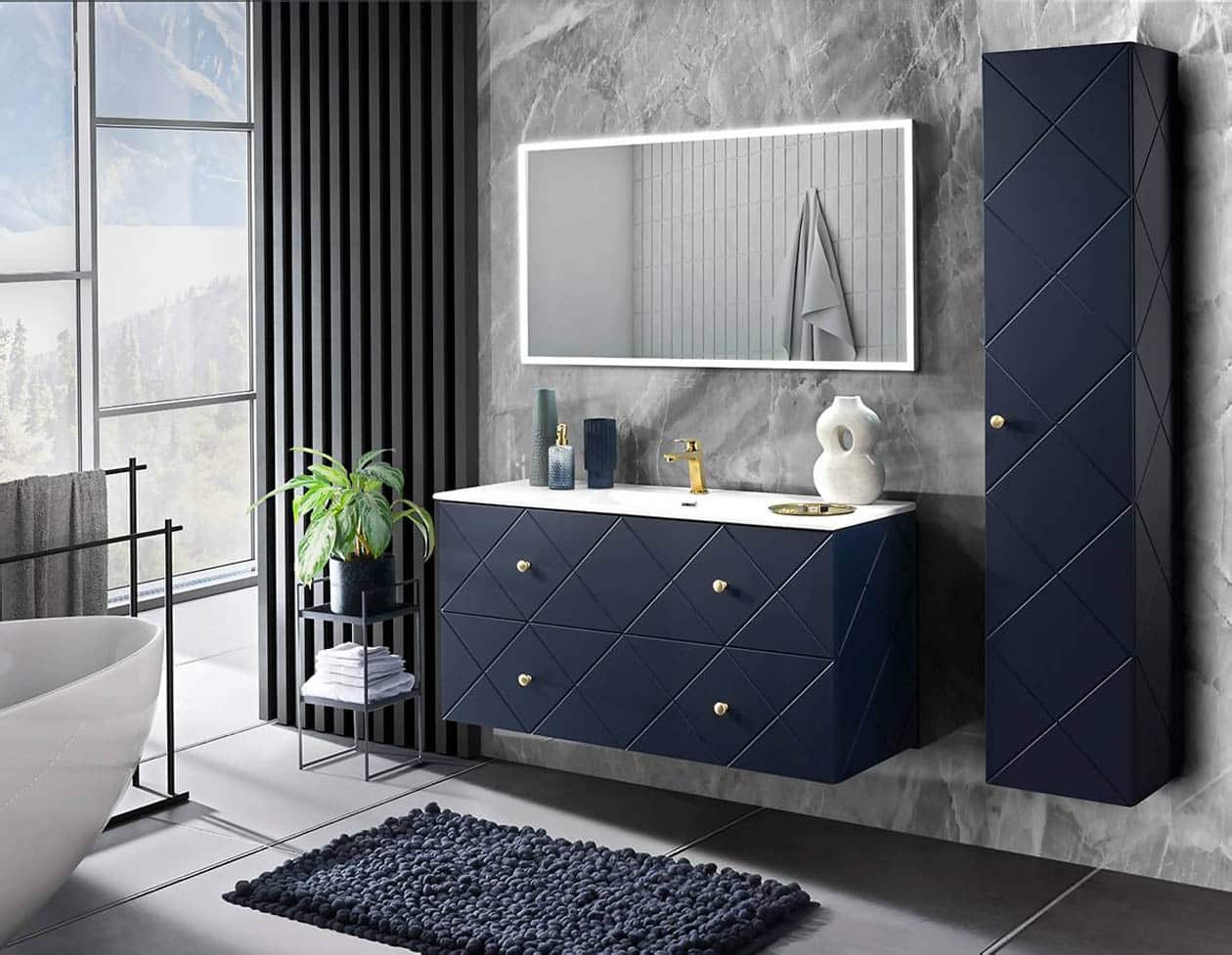 Kúpeľňový komplet ELEGANCE Blue, zariadujeme kupelnu