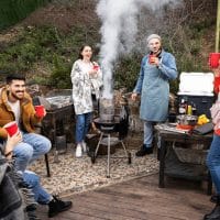 Zohriať pri ohni sa môžete aj na terase