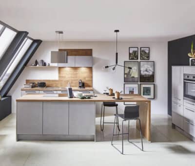 Nová kuchyňa a nábytok v podkroví