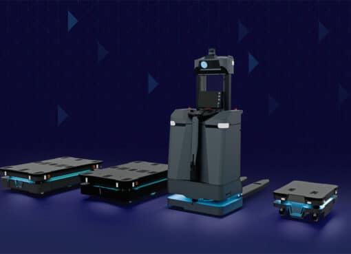 MiR1200 Pallet Jack využíva na manipuláciu a identifikáciu paliet AI