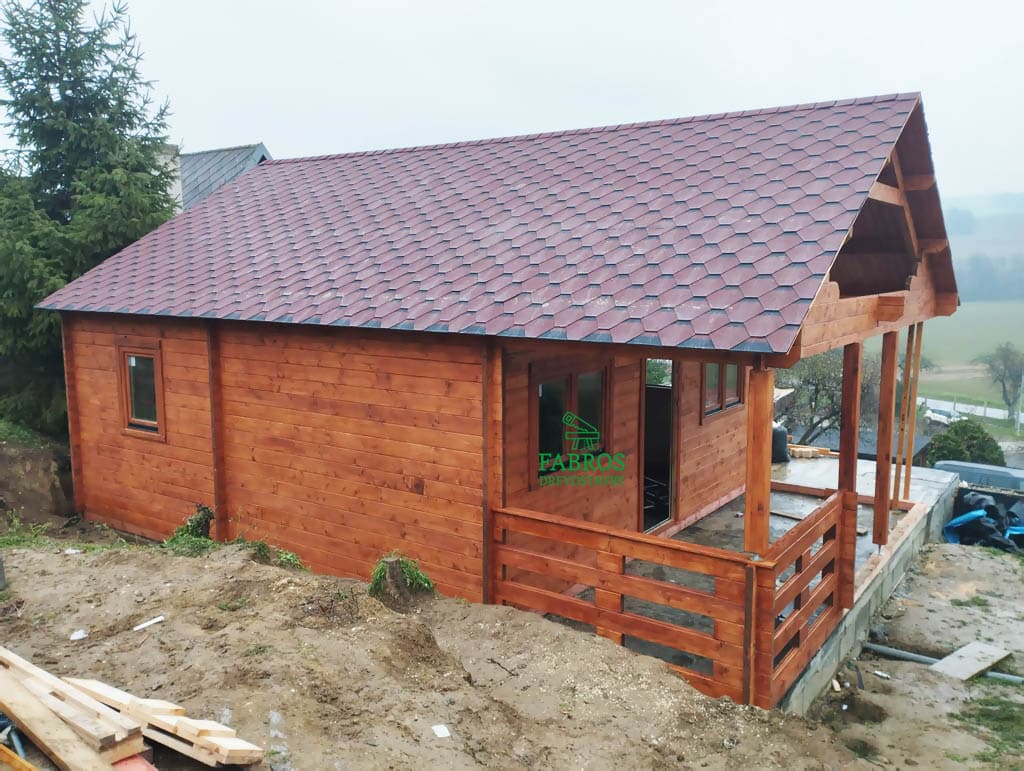 Realizacia drevodomu Chata Gustav