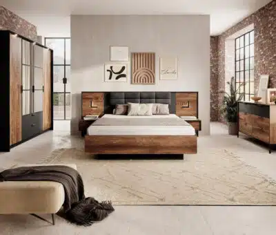 Dizajnová spálňová zostava MANITO v nezvyčajnom prevedení