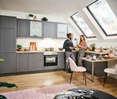 Plánovateľná kuchyňa Home do podkrovia