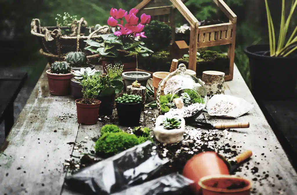 Miniatúrna mini záhradka, ako si ju vyrobit