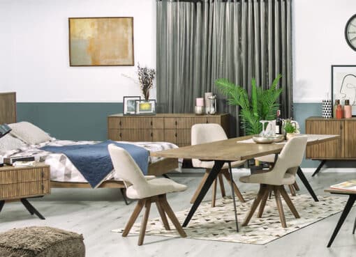 Moderný nábytok MASSA sa vyznačuje zaujímavým prevedením