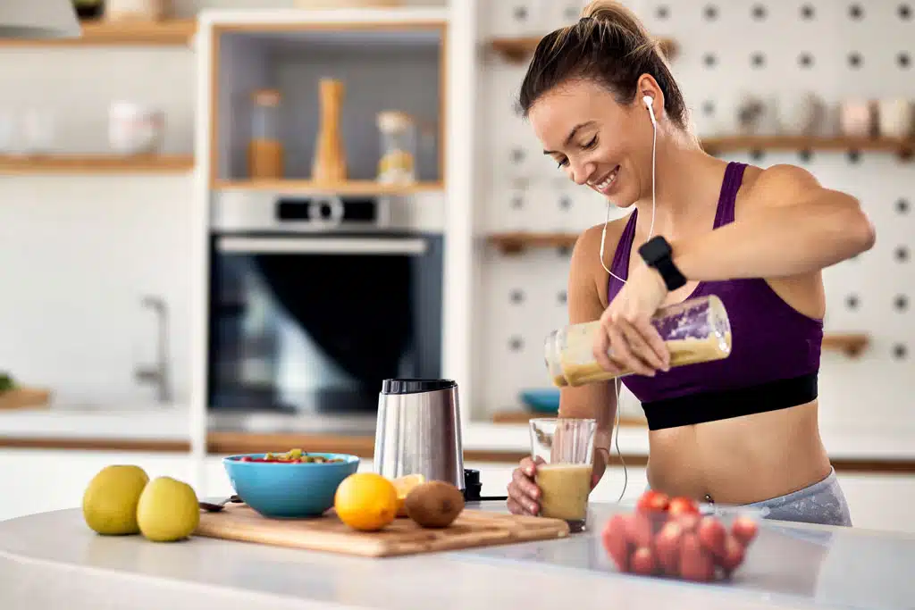 Smoothie z ovocia a zeleniny