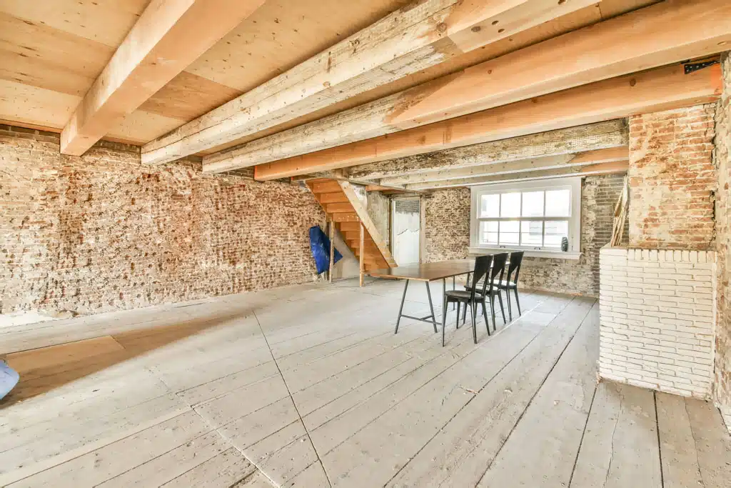 Interier dedinskej stodoly