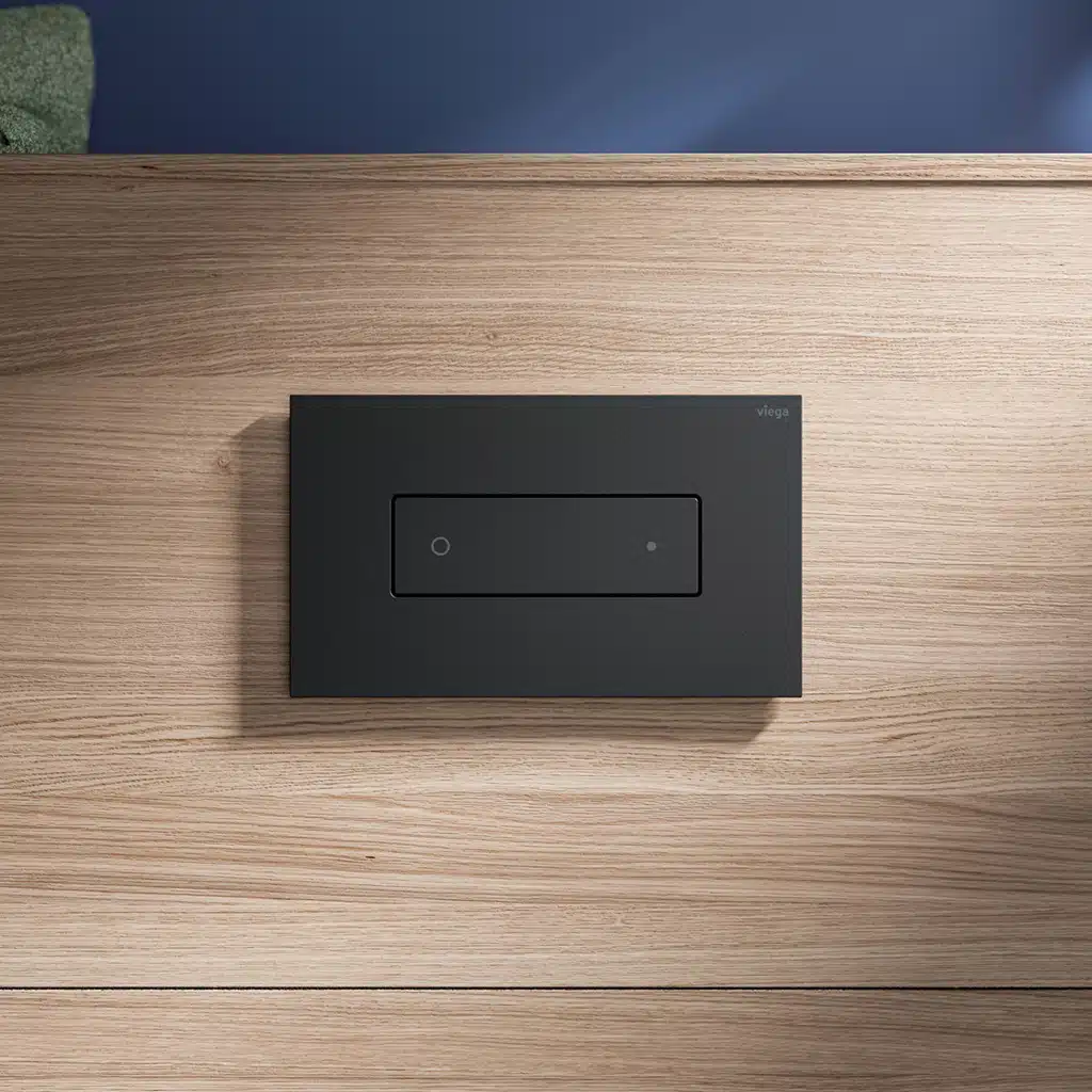 WC ovládacia doska v pozlátenom vyhotovení