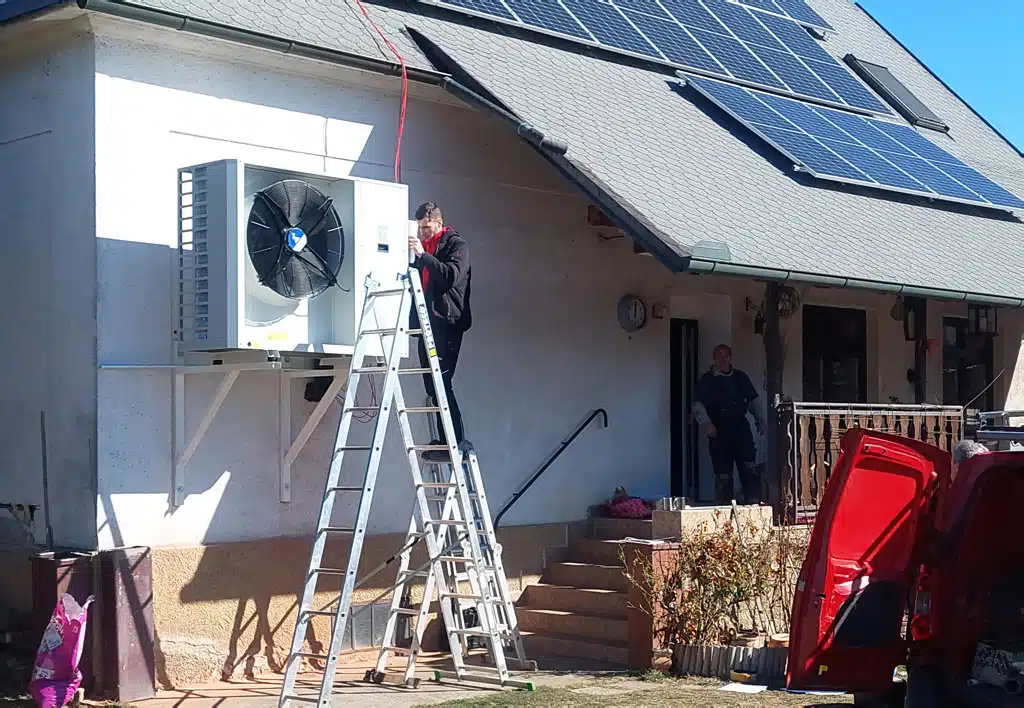 Inštalácia propánového tepelného čerpadla
