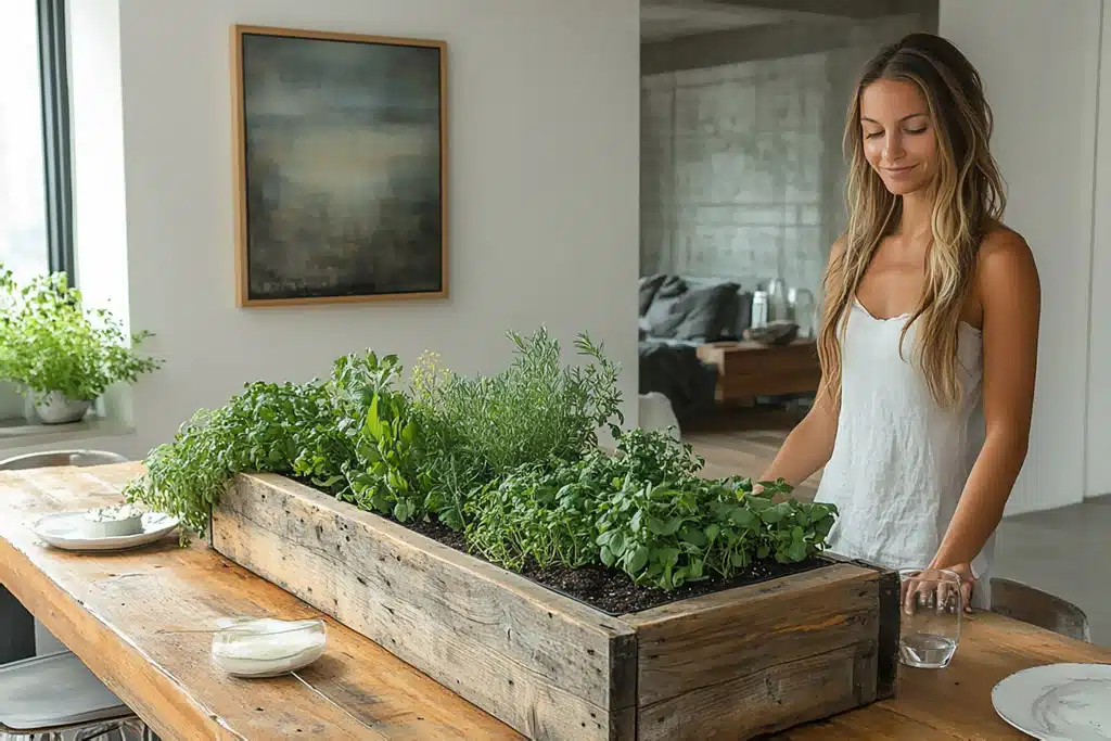 Bylinkovy zahon v byte