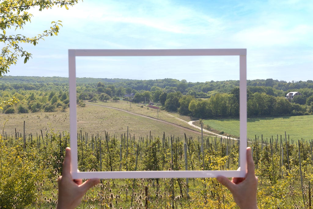 Dom ako rám pre krajinu