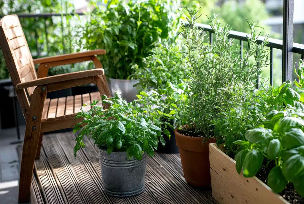 Zelený kút aj na menšej terase či balkóne