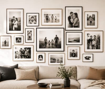 Rodinné fotografie ako galéria: ako z nich vytvoriť dizajnový prvok interiéru