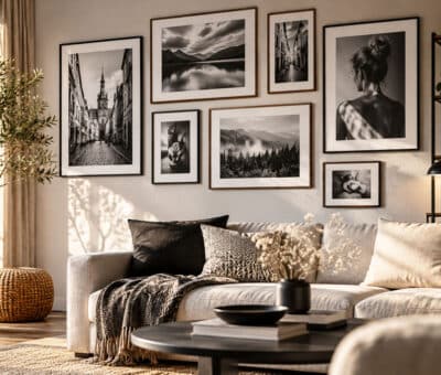 Čiernobiela fotografia v interiéri: nadčasový trend alebo klišé?